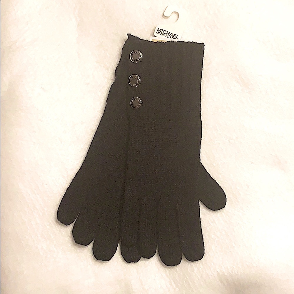 🆕Authentic MICHAEL KORS BLACK HIGHER RISE GLOVES BNWT